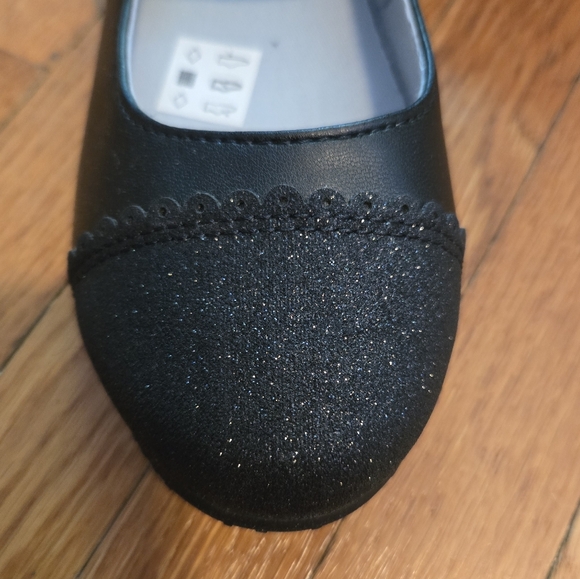 Stride Rite Black Ballet Flats Size Y1 - Picture 5 of 7